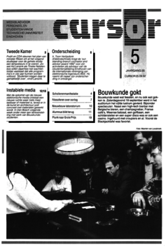 Voorzijde van magazine: Cursor 5 - 25 september 1992