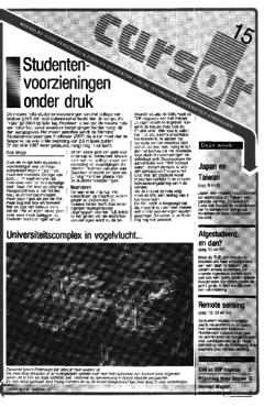 Voorzijde van magazine: Cursor 15 - 28 november 1986