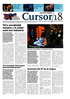 Voorzijde van magazine: Cursor 18 - 29 januari 2009 