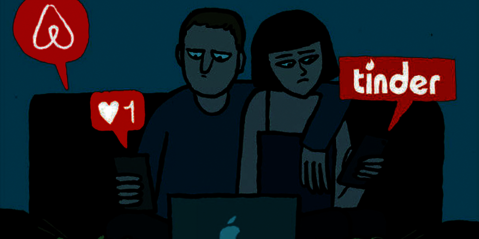 "Waarom zou ik naar huis gaan zonder smartphone?"