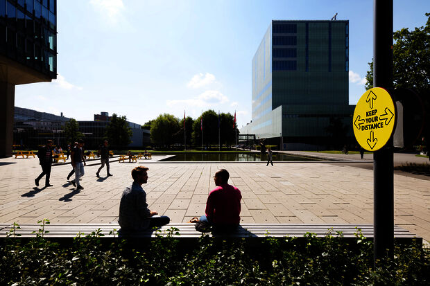 Back on the campus: “It feels empty, but familiar”