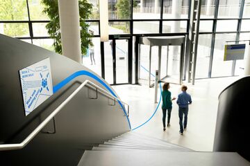 Impressie van de beoogde TU/e Workwalk. Foto | Bart van Overbeeke