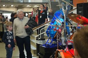 De robotband van TeamDARE. Foto | sCoolscience De robotband van TeamDARE. Foto | sCoolscience