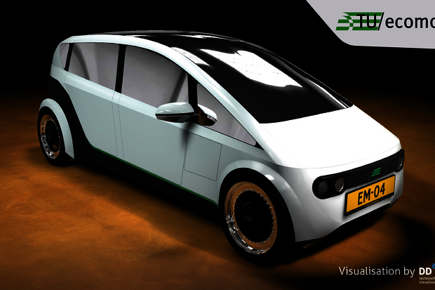 TU/ecomotive builds four-person city car Lina on sustainable lines