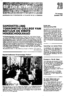 Voorzijde van magazine: TH berichten 28 - 26 maart 1911