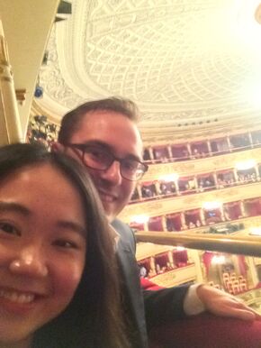 In the Teatra alla Scala.