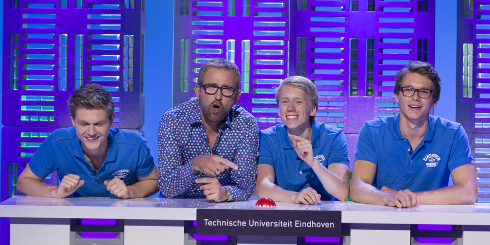 TU/e-studenten op tv in De Universiteitsstrijd