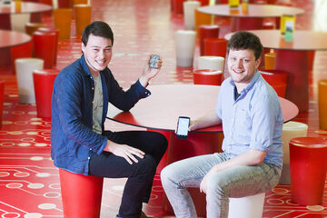 Stijn Zoontjens (rechts) en Yannick Brouwer. Foto | Rien Meulman