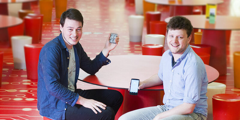 Stijn Zoontjens (rechts) en Yannick Brouwer. Foto | Rien Meulman