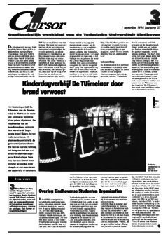 Voorzijde van magazine: Cursor 3 - 1 september 1994