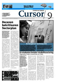 Voorzijde van magazine: Cursor 09 - 6 november 2003