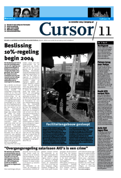 Voorzijde van magazine: Cursor 11 - 20 november 2003