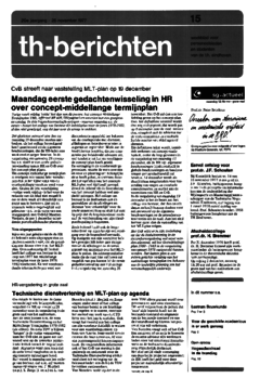 Voorzijde van magazine: TH berichten 15 - 25 november 1977