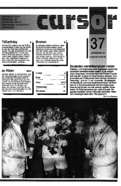 Voorzijde van magazine: Cursor 37 - 5 juni 1992