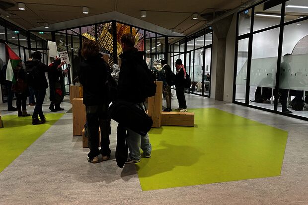Protest tegen hoogleraar Technion op TU/e