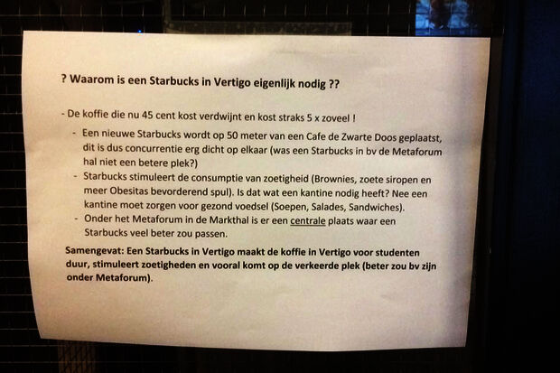 Bouwkunde blijft morren over Starbucks