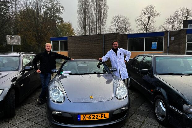Beunbazen rijden naar het noorderlicht