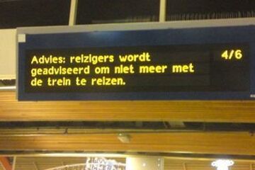 Alweer een treinstoring? Dan maar geen tentamen