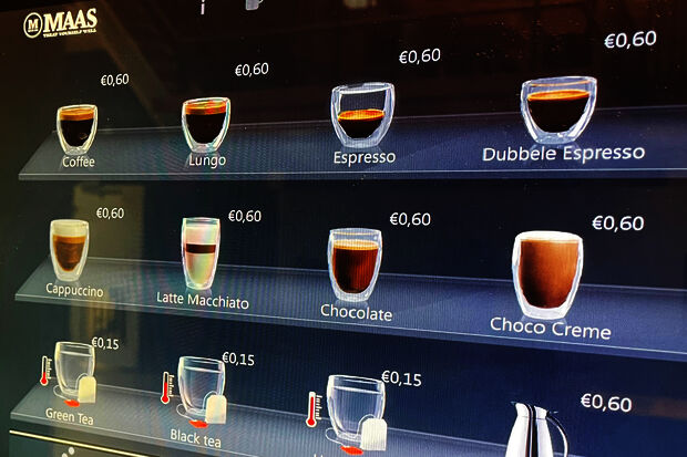 Koffie op de campus wordt duurder na kerst