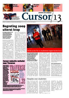 Voorzijde van magazine: Cursor 13 - 4 december 2008
