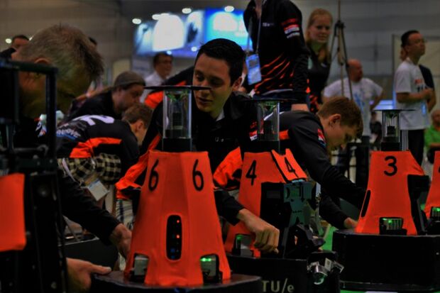 Robot ‘Orange’ has a good shot at the robot soccer world title