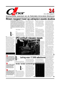 Voorzijde van magazine: Cursor 34 - 15 mei 1997