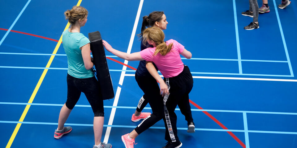 Practicing Krav Maga. Photo | Bart van Overbeeke