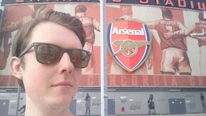 At Arsenal Stadion.