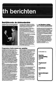 Voorzijde van magazine: TH berichten 26 - 25 februari 1977