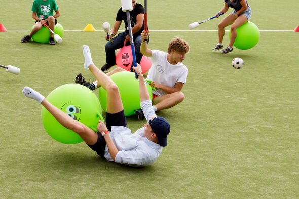 A very strange kind of hockey at Don Quishoot. Photo | Bart van Overbeeke