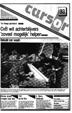 Voorzijde van magazine: Cursor 33 - 29 april 1988