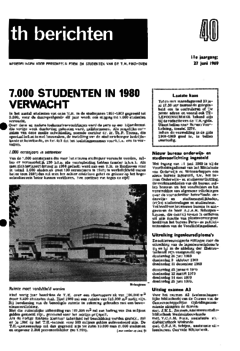 Voorzijde van magazine: TH berichten 40 - 27 juni 1969