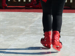 Schaatsen met de Wervingsdagen.