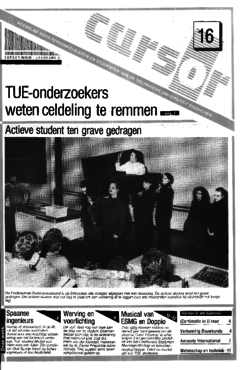 Voorzijde van magazine: Cursor 16 - 9 december 1988