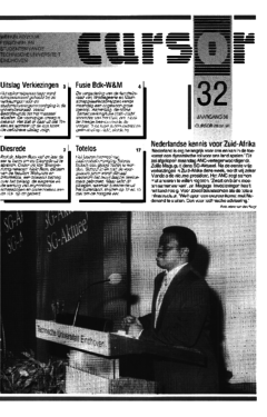 Voorzijde van magazine: Cursor 32 - 28 april 1994