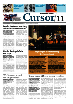 Voorzijde van magazine: Cursor 11 - 20 november 2008