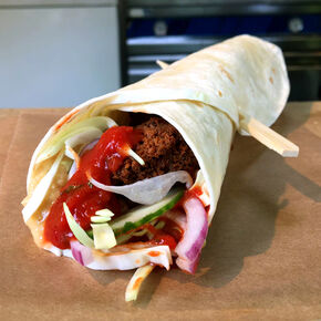 Falafel wrap.