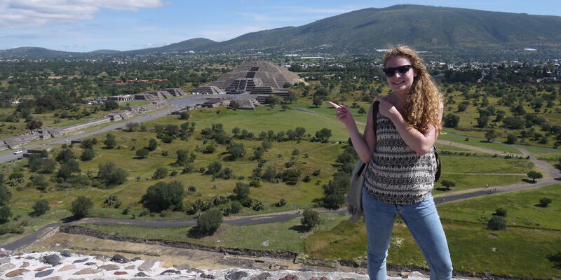 Charlotte van der Sommen in Mexico.