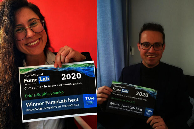 Diagnosis device and perception meter will represent TU/e in the national FameLab final