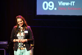 Presentatie van View-IT. Foto | Bart van Overbeeke