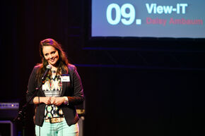 Presentatie van View-IT. Foto | Bart van Overbeeke Presentatie van View-IT. Foto | Bart van Overbeeke