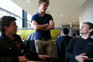 V.l.n.r.: Roel van der Zon, Vincent Looijen en Erik Wieringa