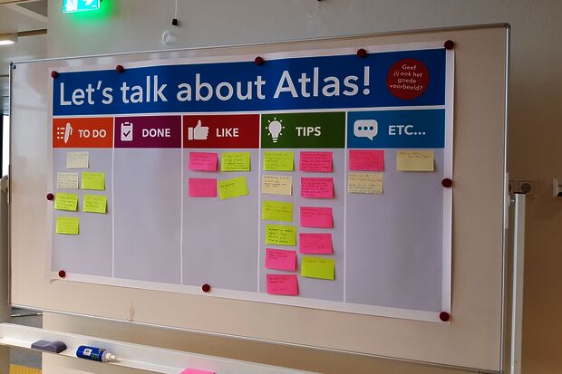Staff of TU/e services trying to find their way in Atlas