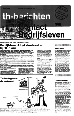 Voorzijde van magazine: TH berichten extra editie - 15 december 1981