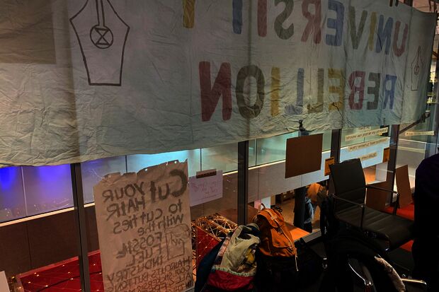 Climate activists stop occupation TU/e