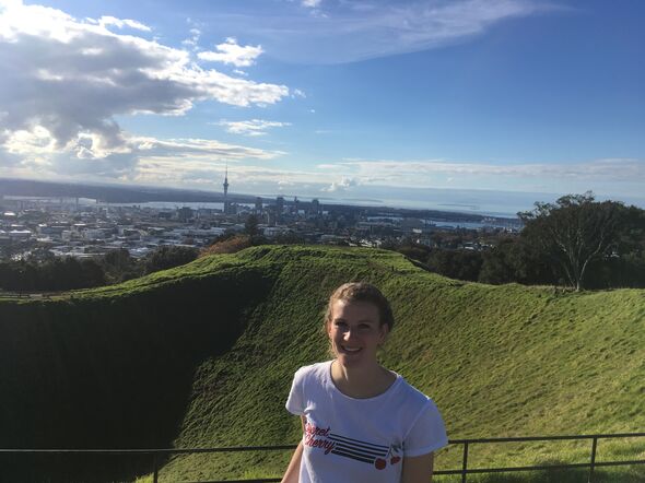 Skyline van Auckland vanaf Mount Eden. Foto | Privé-archief Joni Simons