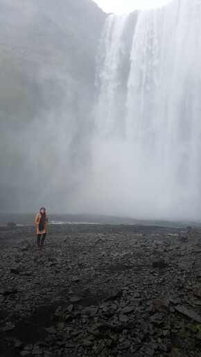 Natuurgeweld van Skogafoss.