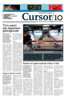 Voorzijde van magazine: Cursor 10 - 17 november 2005