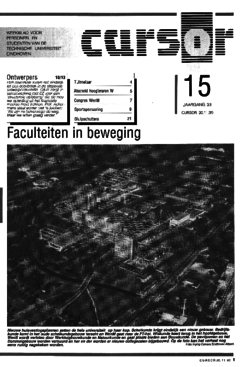 Voorzijde van magazine: Cursor 15 - 30 november 1990