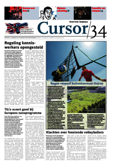 Voorzijde van magazine: Cursor 34 - 18 juni 2009